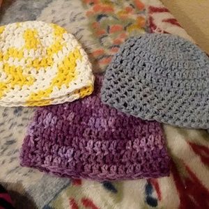 Baby beanies and jacket